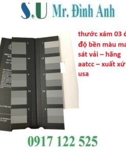Thước Xám a03 Đo Độ Bền Màu Ma Sát Vải
